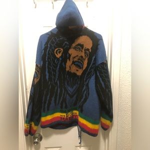 Bob Marley cultural rastaman Wooly sweater👏